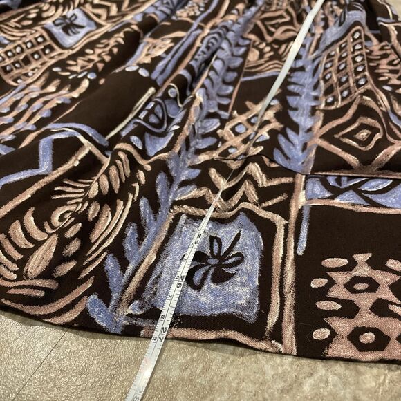 city triangles blue and black multicolor dress with pockets size small - Picture 5 of 8